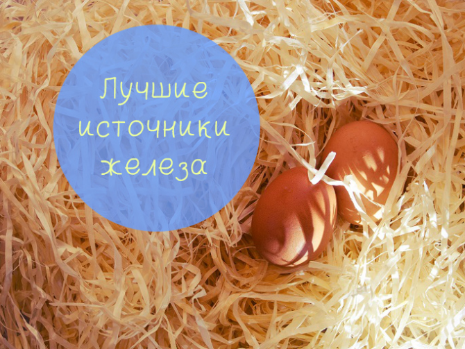 Питание при железодефицитной анемии