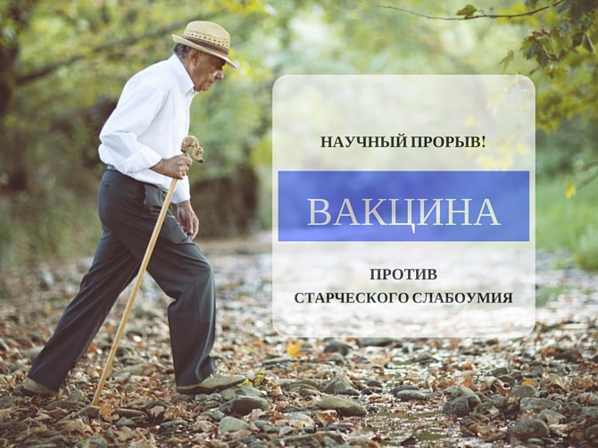 Создана первая в мире вакцина от старческого слабоумия