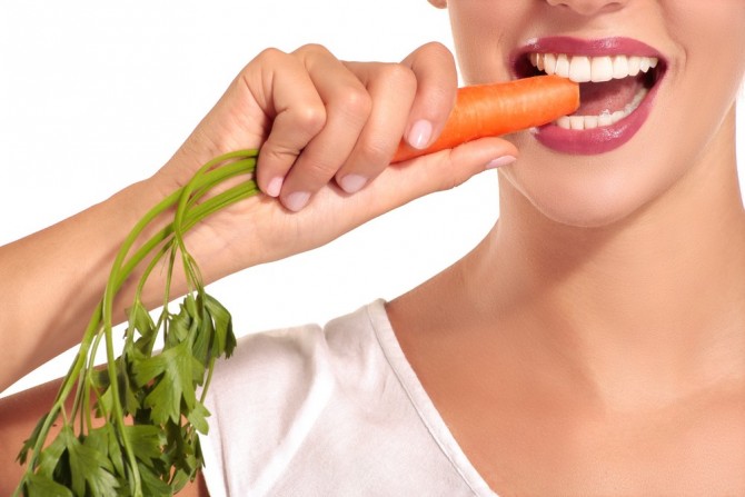 Полезные продукты для отбеливания зубов