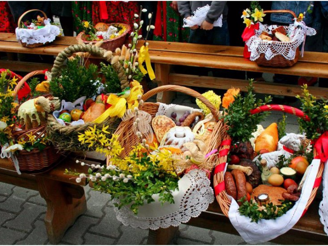 Пасха: что класть в корзину, традиционные продукты и символы